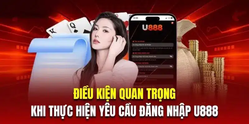 Những lưu ý cũng như điều kiện quan trọng khi tham gia login