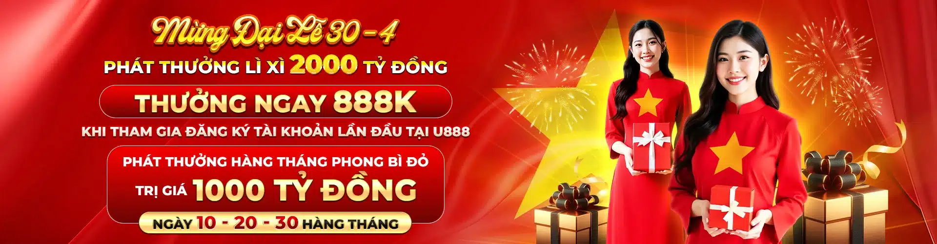 u888 khuyến mãi 30/4